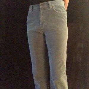 Ralph Lauren Light Blue Corduroy Pant, Size 8